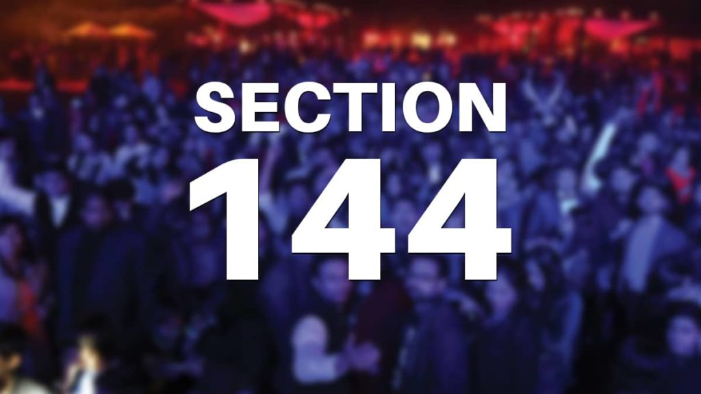 section 144 imposed in ajmer
